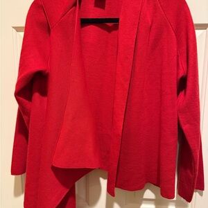 Angel Red Open Front Cardigan